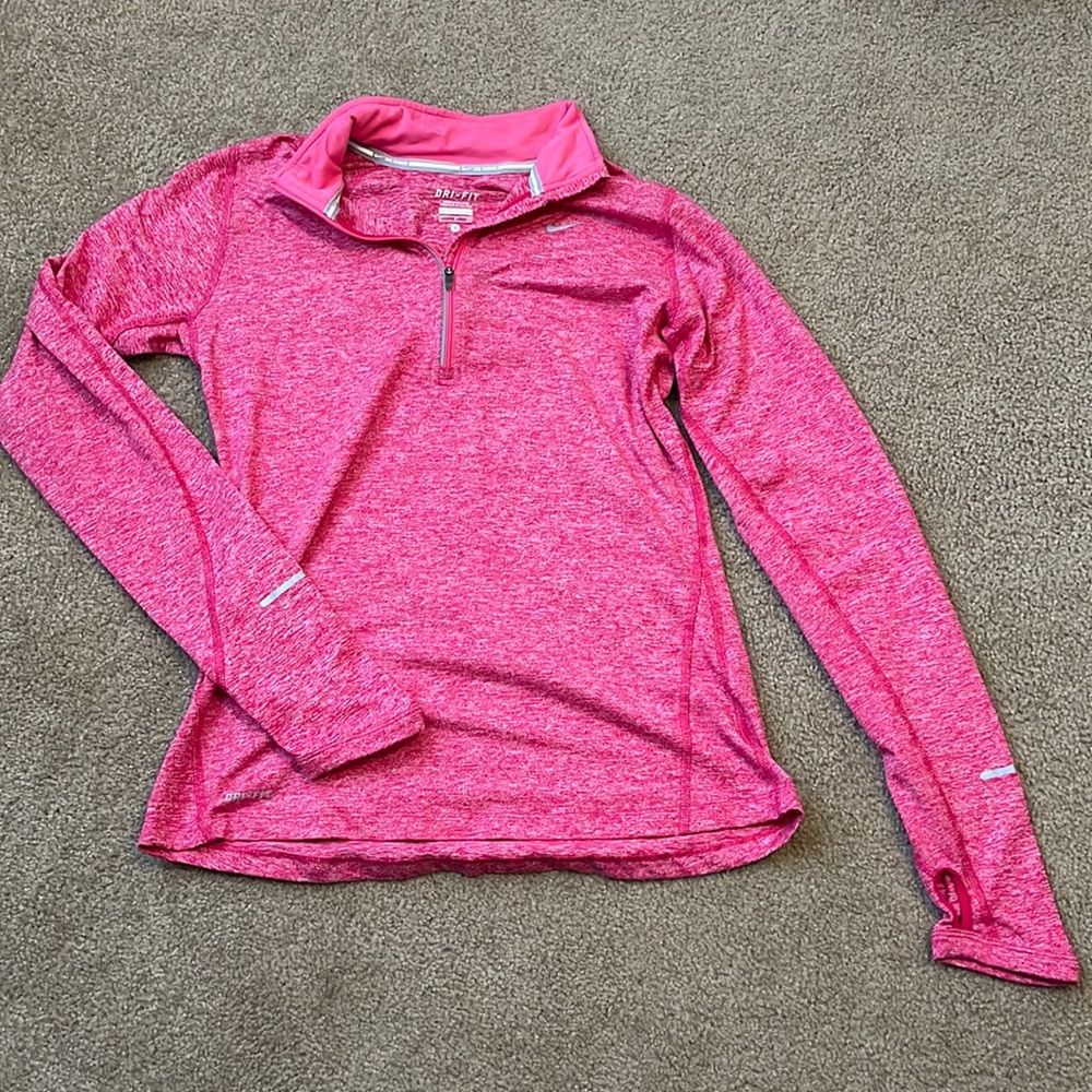 Nike dri fit long sleeve 1/4 zip